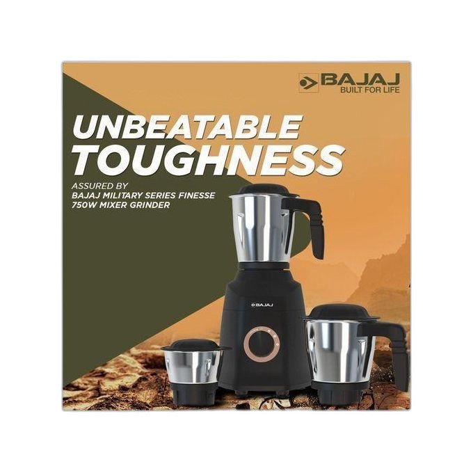 Bajaj Blender Military Finesse 750w Min